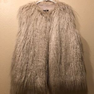 Forever 21 furry vest